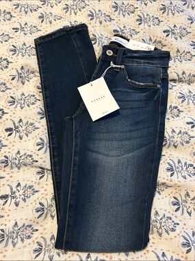 KanCan Women's Dark Blue Skinny Jeans